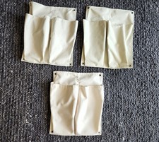 3 Hängetaschen Organizer Aufbewahrung Stoff Camping Wohnmobil Boot Haus