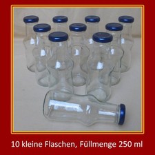 10 kl. Glasflaschen,Flaschen,twist off Verschluss,Glas,leer,250 ml, 1/4 L