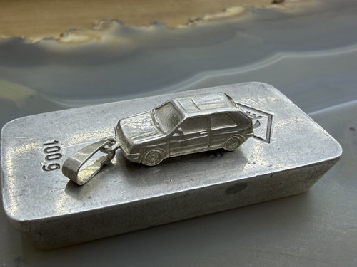 Autoanhänger aus 925er silber - autoanhänger,