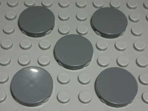Lego fliese kachel rund - rund, 2x2