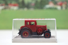 Brekina 1:87 Traktor Zugmaschine Lanz Bulldog rot in Ovp Nr.5048