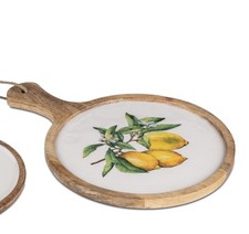 Servierplatte ZITRONEN rund L