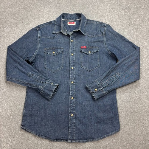 Wrangler jeanshemd erwachsene - jeanshemd,