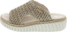 Rieker damen pantolette beige - damen,