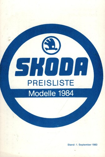 Prospekt skoda pkw preise - prospekt,