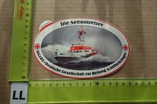 Alter Aufkleber Schiff Fähre Boot Rettung Seenot DGzRS Bremen (LD) Eiswette