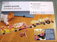 Dachbodenfund Zahlenpuzzle TCM normale Gebrauchsspuren kleine Beschädigungen