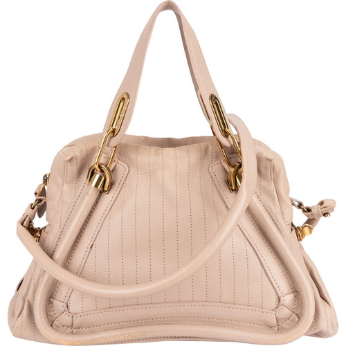 Chloé stitched leather paraty - chloé,