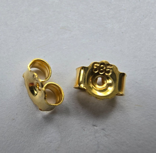 585 gold ohrstecker poussette - 585,