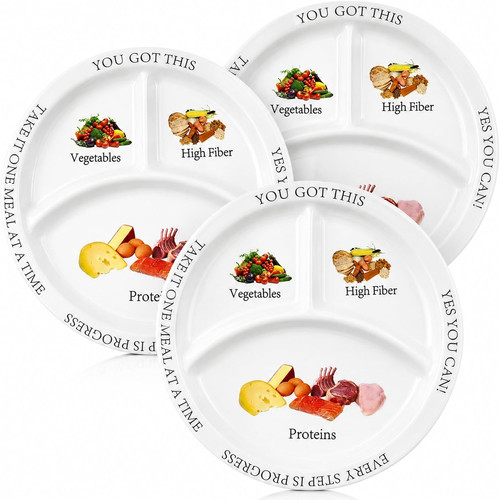 Portionskontrollteller set 3er - set,