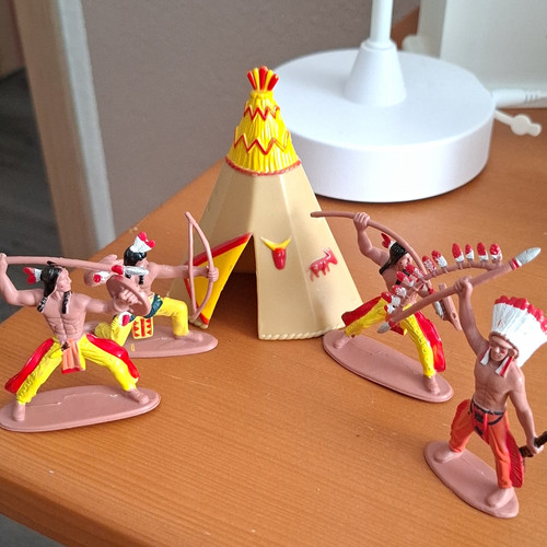 Wildwest indianer figuren - figuren, set