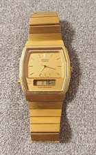 Vintage Seiko Quarz Digital Analog  -25696  Voll Funktionsfähig