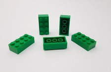 LEGO 2x4 V Teststein grün