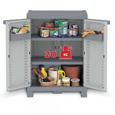 XL Balkonschrank Gartenschrank Haushaltsschrank Kunststoffschrank Schrank WAVE