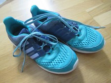 Tunrnschuhe, Größe 34,UK 2,Adidas,Turnschuhe,Mesh,Sportschuhe,türiks,blau,lila