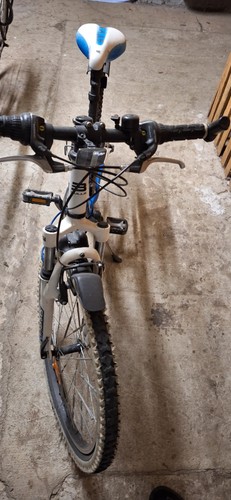 Weiß blaues bulls - weiß, fahrrad