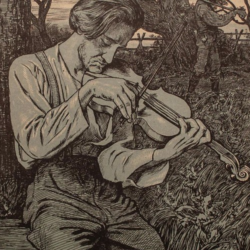 Hans thoma der geiger - thoma,