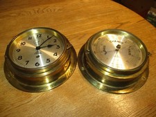 Große mschanische Schiffsuhr