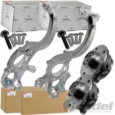 2x RADLAGER-SATZ RADNABE + ACHSSCHENKEL VORNE LINKS+RECHTS für AUDI A4 B8 Q5 8R