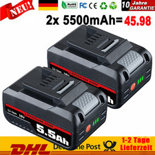 2X 6,0Ah 5,5Ah Ersatzakku Für
