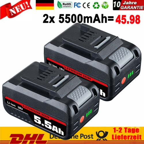 0ah 5ah ersatzakku für - 2x,