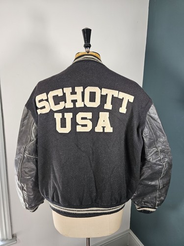 Vintage schott nyc varsity - vintage,