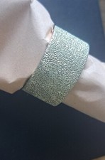 massiver Sterlingsilber Ring gehämmert