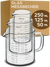 Messbecher Set Glas