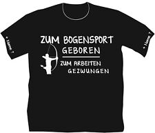 Bogenschießen T Shirt Bogensport Sport Recurve Lang Bogen Schützenverein Logo 35