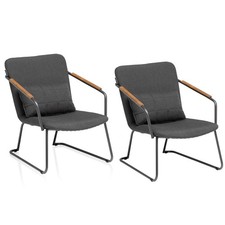 Kettler 2er Set GENTLE Lounge Sessel 0107608-7770  Anthrazit