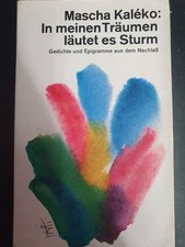 Mascha Kaléko: In Meinen Träumen Läutet Es Sturm