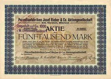 Porzellanfabriken Josef Rieber 1923 - 1950 Mitterteich Selb Thiersheim 2000 DM