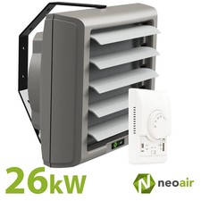 Lufterhitzer NeoAir EVO26 26kW inkl. Konsole Regler mit Termostat Hallenheizung