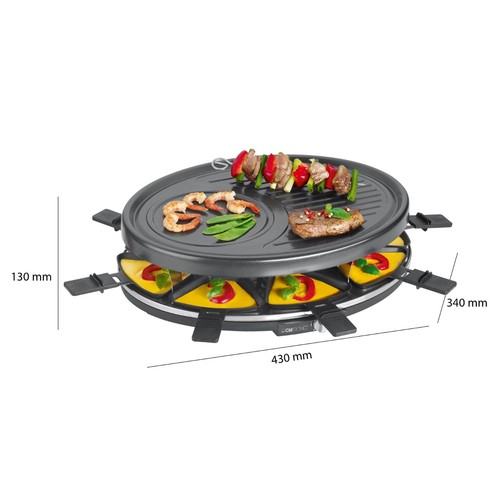 Raclette grill von clatronic - raclette,