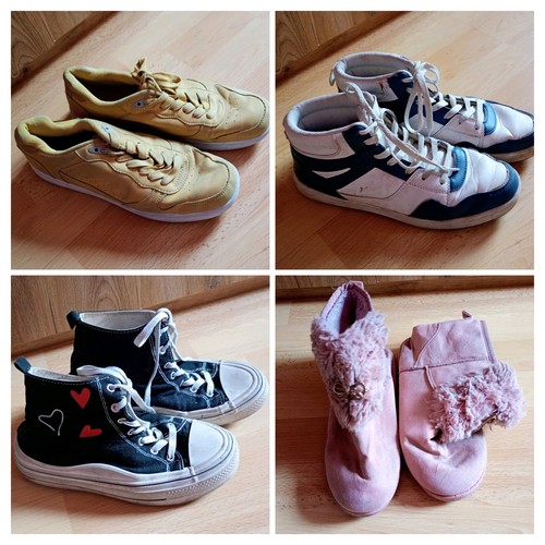 Damen mädchen schuh - 4x, paket