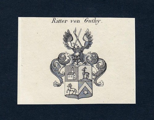 1820 guthy wappen adel - guthy,