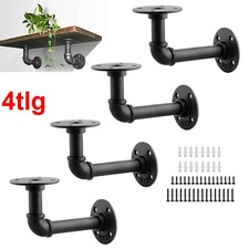 4tlg Rohr Regalhalterung Retro