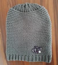 TCM Damen Winter-Mütze - Strick-Mütze - Grau.