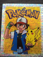 Pokemon Sticker Nr S29 Holo Glitzer Ash Pikachu Glanzbild