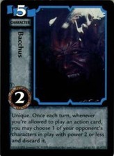 Bacchus - Battle Cry - Xena TCG