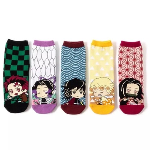 Demon slayer socken - demon, 5er