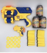 Luftdruckgewehr Kind(Blaster) Zuru Xshot Xcess Twin incl. Disc, Pfeilen, Fässer