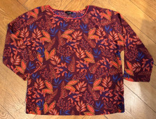 NEUw* hochwertige Bluse von More & More * Gr. 40 * herbstliche Farben & Muster