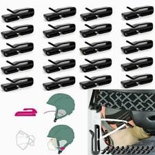 20 Stück Maskenhalter für Skihelm Schneehelm Snowboardhelm Helm Halterung Clip
