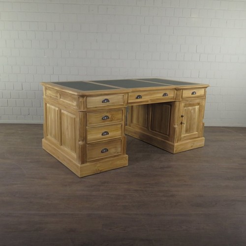21559 schreibtisch teakholz - schreibtisch,