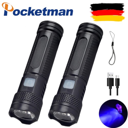 Stück taschenlampe - 2, uv-taschenlampe