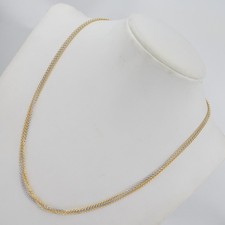 EXKLUSIVE 3-REIHIGE HALSKETTE IN 585/GOLD LÄNGE:42cm GEWICHT: 9,60 GRAMM