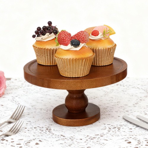Kuchenständer holz rund - kuchenständer,
