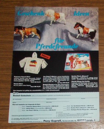 Seltene werbung vintage barbie - seltene,