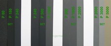 3er SET Schleifpapier